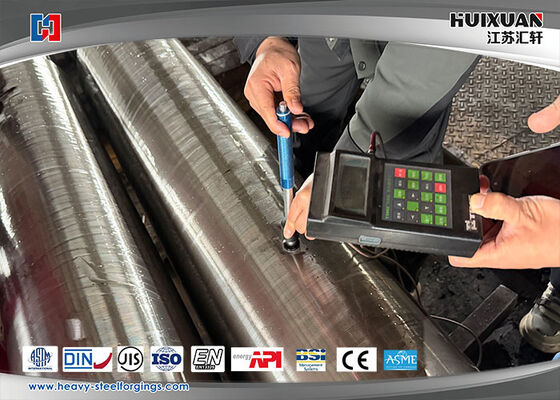 مطروقات الفولاذ السبائكي 25Cr2Ni4MoV، 34CrNiMo6 عمود فولاذي ثقيل، عمود محرك.